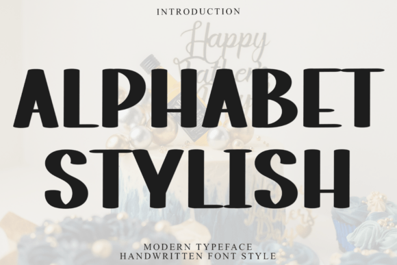Alphabet Stylish Font for Web Design