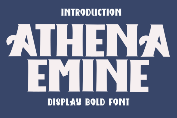 Athena Emine: A Casual Display Font for Modern Web Design