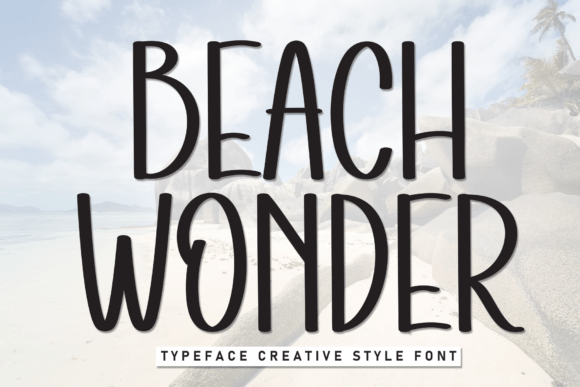 Beach Wonder: A Casual Display Font for Polished Digital Branding