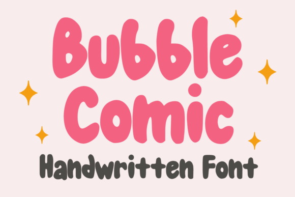 Bubble Comic: A Handcrafted Display Font for Creative Branding