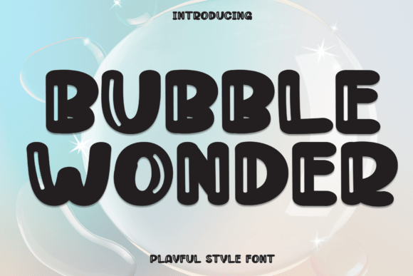 Bubble Wonder Font for Business