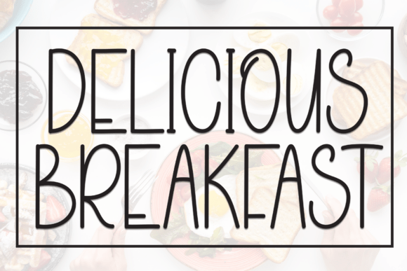 Delicious Breakfast Font Review