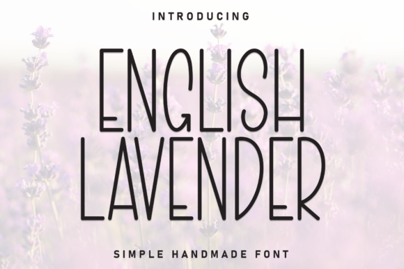 English Lavender: A Friendly Display Font for Small Business Branding