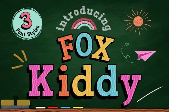 Fox Kiddy Font for Creative Projects