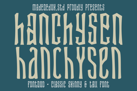 Hanchysen Font for Elegant Branding