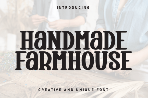 Handmade Farmhouse Font