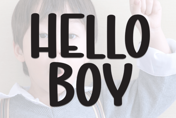 Hello Boy Font: A Warm, Handwritten Touch