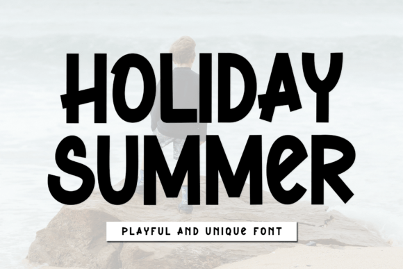 Holiday Summer: A Casual Display Font for Web Design