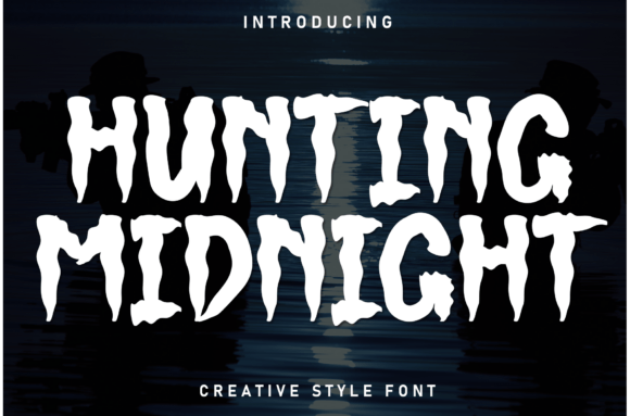 Hunting Midnight: A Casual Display Font for Handmade Labels and Printables