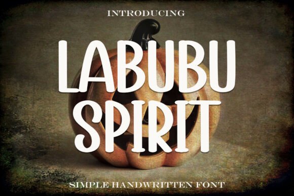 Labubuspirit: A Bold Display Font for Creative Projects
