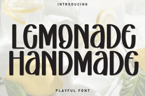 Lemonade Handmade Font
