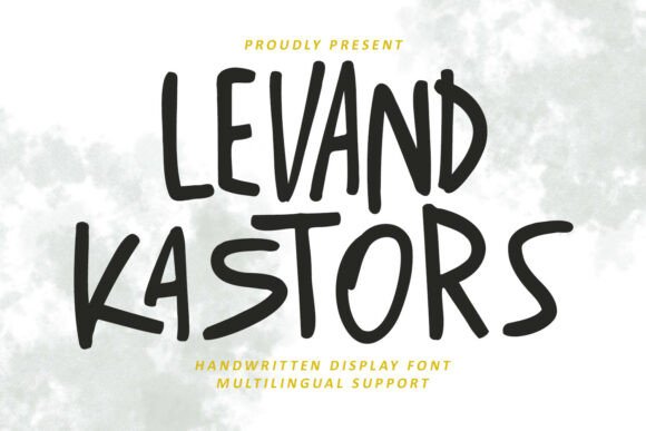 Levand Kastors Font for Web Design