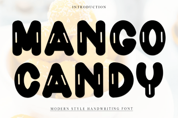 Mango Candy: A Playful Display Font for Web and Brand Design