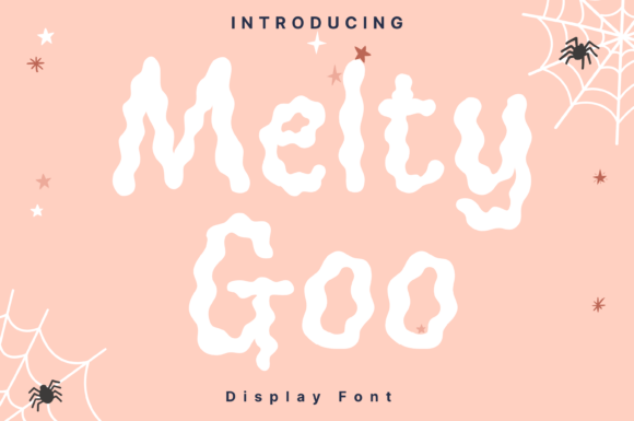 Melty Goo Font for Creative Projects