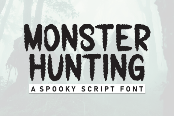 Monster Hunting Display Font for Scroll-Stopping Brand Content