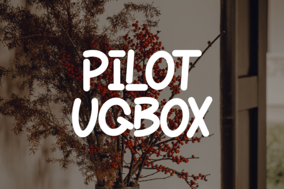 Pilot Uqbox: A Dynamic Display Font for Modern Web Design