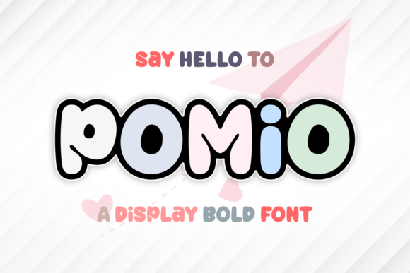 Pomio Font for Creative Projects