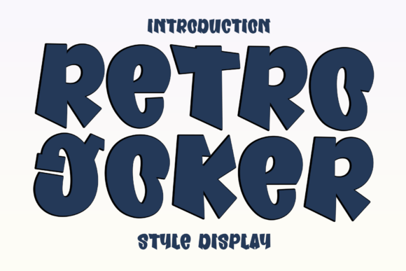 Retro Joker Font: A Neat Typeface for Small Business Branding