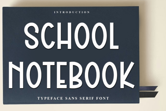 School Notebook Font