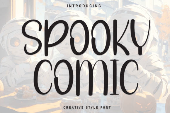 Spooky Comic Font for Business Branding
