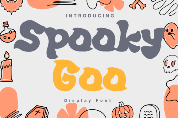 Spooky Goo Font for Creative Projects