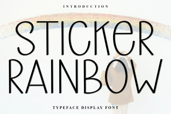 Sticker Rainbow Font Review