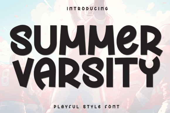 Summer Varsity Font for Creative Campaigns