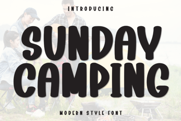 Sunday Camping: A Casual Display Font for Modern Marketing