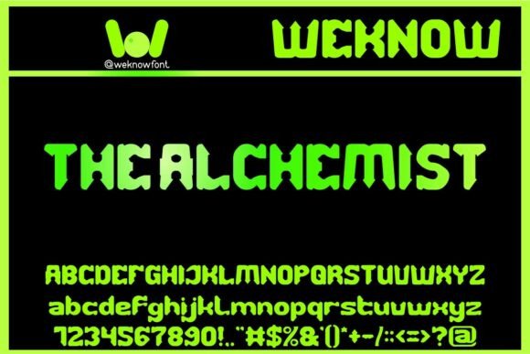 The Alchemist Font