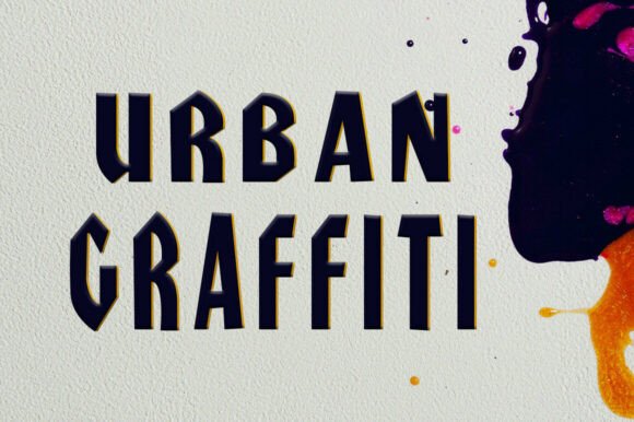 Urbangraffiti: A Bold Display Font for Street-Inspired Design