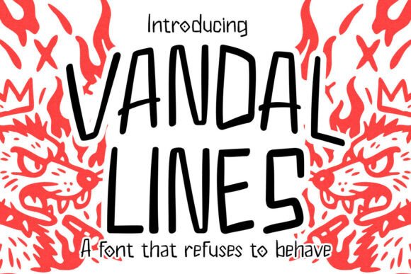 Vandal Lines Pua: A Rebel in Type