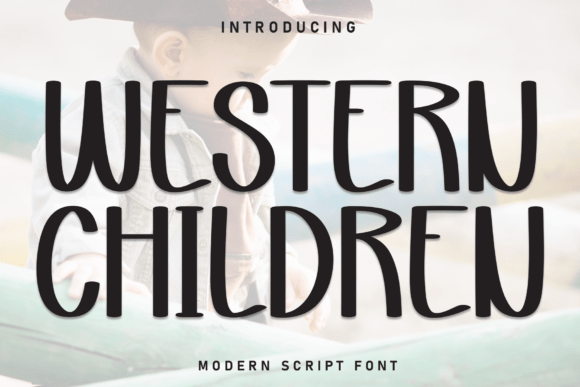 Western Children: A Display Font for Editorial Design